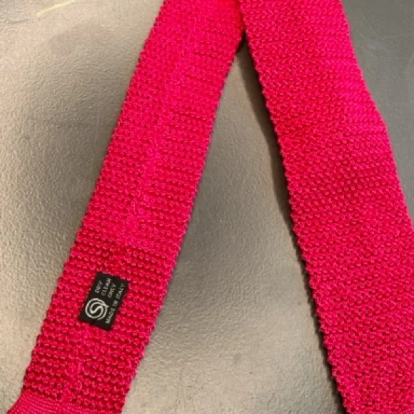 3 Black Silk Knit Ties - BUNDLE - Picture 5 of 6